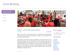 Tablet Screenshot of lottamoberg.com